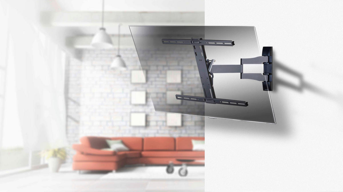 VCM TV-Wandhalterung grau TV-Wandhalterung_WS100_slim VCM - grau (40,00/62,00/49,00cm) - VCM