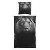 Microfaser Bettwäsche Wendebettwäsche-Microfaser_Lion - schwarz/silber (135,00/200,00cm) - beau rêve