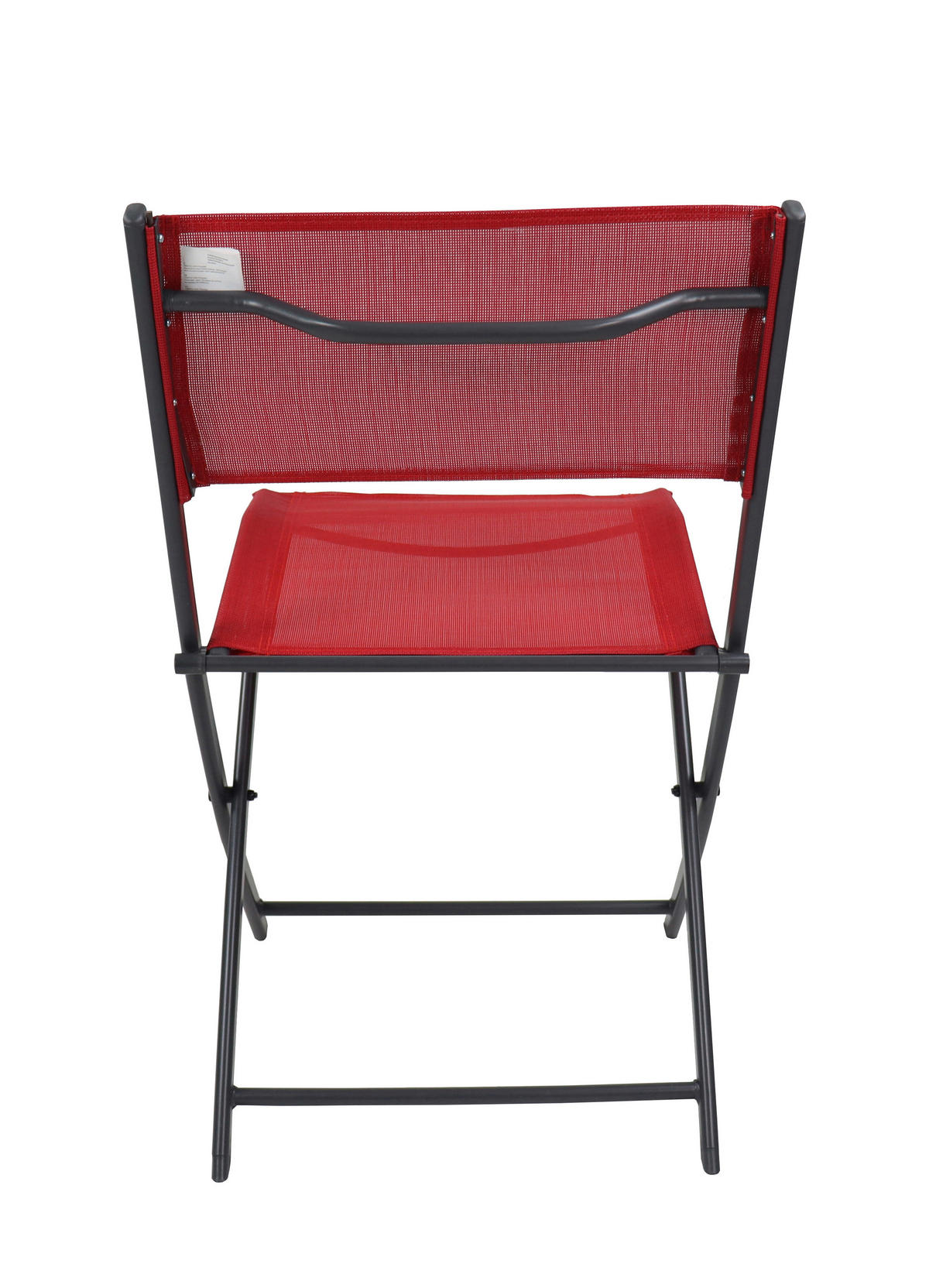 VCM Gartenstuhl 4er Set Sumila rot Metall B/H/L: ca. 45x79x46 cm Sumila - rot (46,00/45,00/79,00cm) - VCM