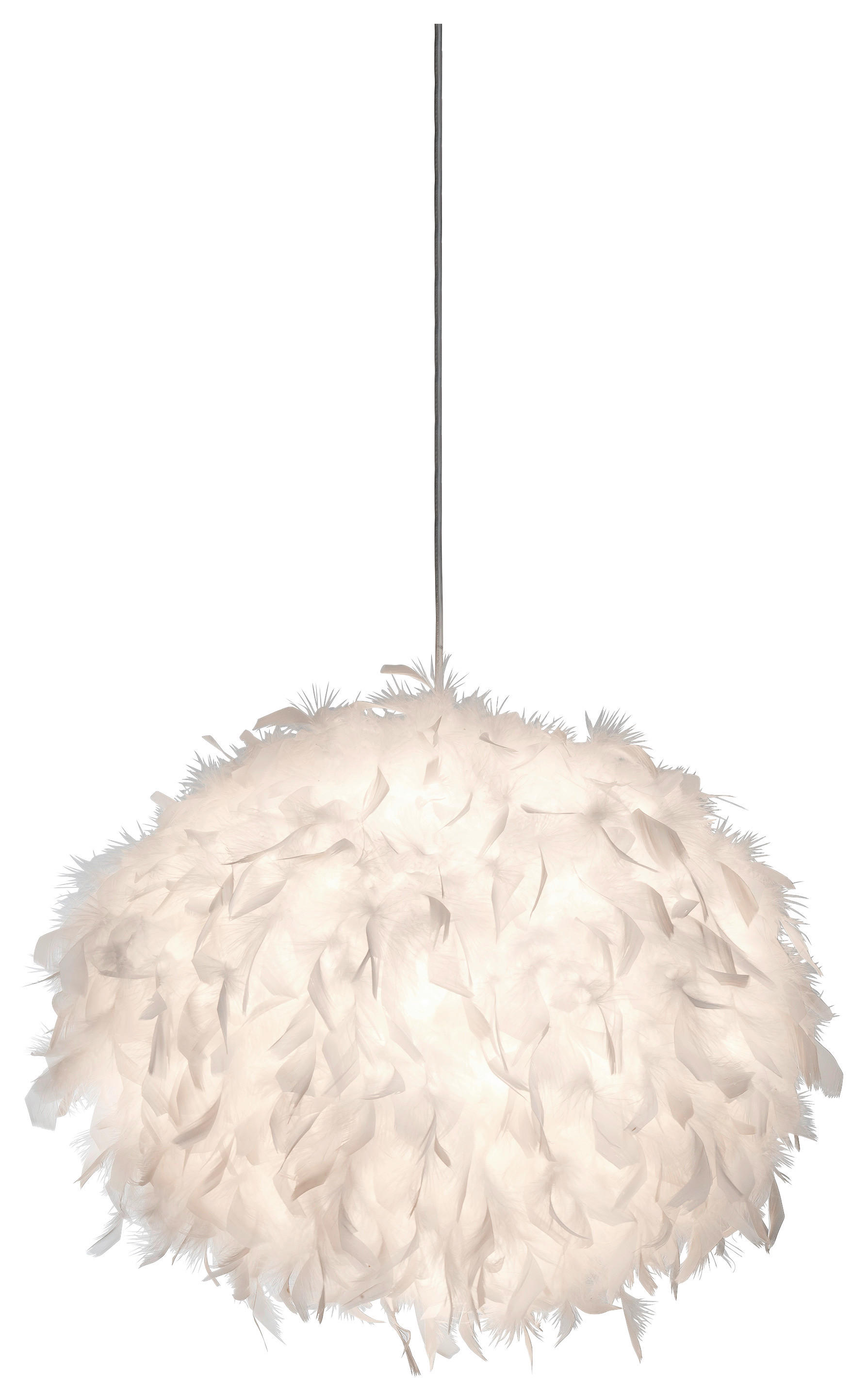 Nowa Pendelleuchte 30120107 weiß Metall Polyester H/D: ca. 150x40 cm E27 1 Brennstellen DUCKY - weiß (40,00/150,00cm) - Nowa