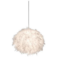 Nowa Pendelleuchte 30120107 weiß Metall Polyester H/D: ca. 150x40 cm E27 1 Brennstellen DUCKY - weiß (40,00/150,00cm) - Nowa