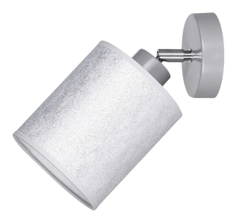 Spot-Light Deckenleuchte 95728127 silber Metall Stoff B/H/T: ca. 25x13x20 c günstig online kaufen