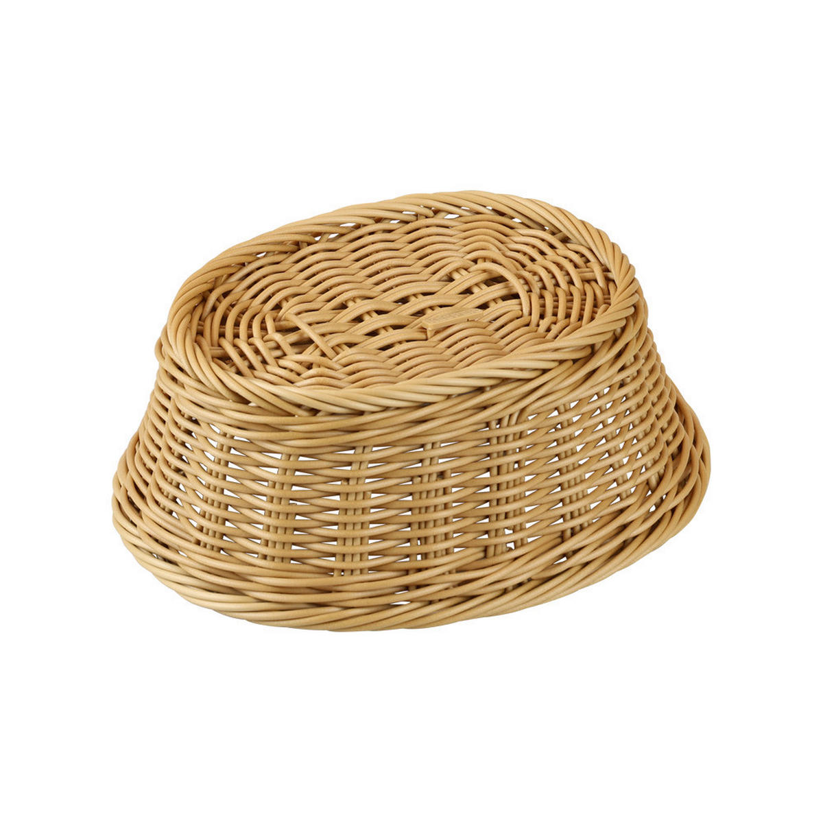 Kesper Brot und Obstkorb braun Kunststoff B/H/L: ca. 20,5x25x22 cm Brot-/u.Obstkorb_5erSet - braun (22,00/20,50/25,00cm) - Kesper