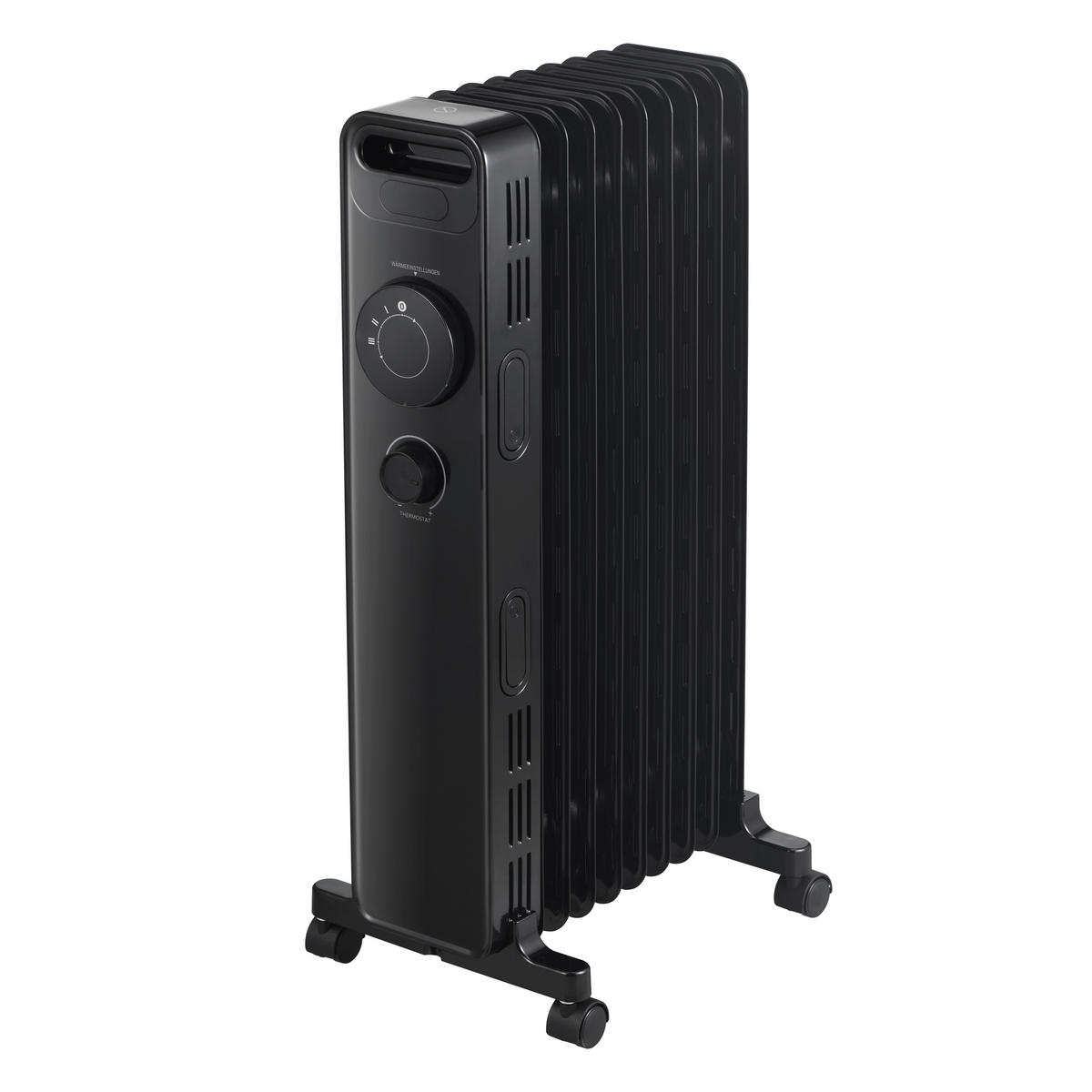 Ölradiator NY2009-22M schwarz Kunststoff Metall B/H/L: ca. 24x64x33 cm ca. 2000 W Ölradiator_Teide - schwarz (33,00/24,00/64,00cm)