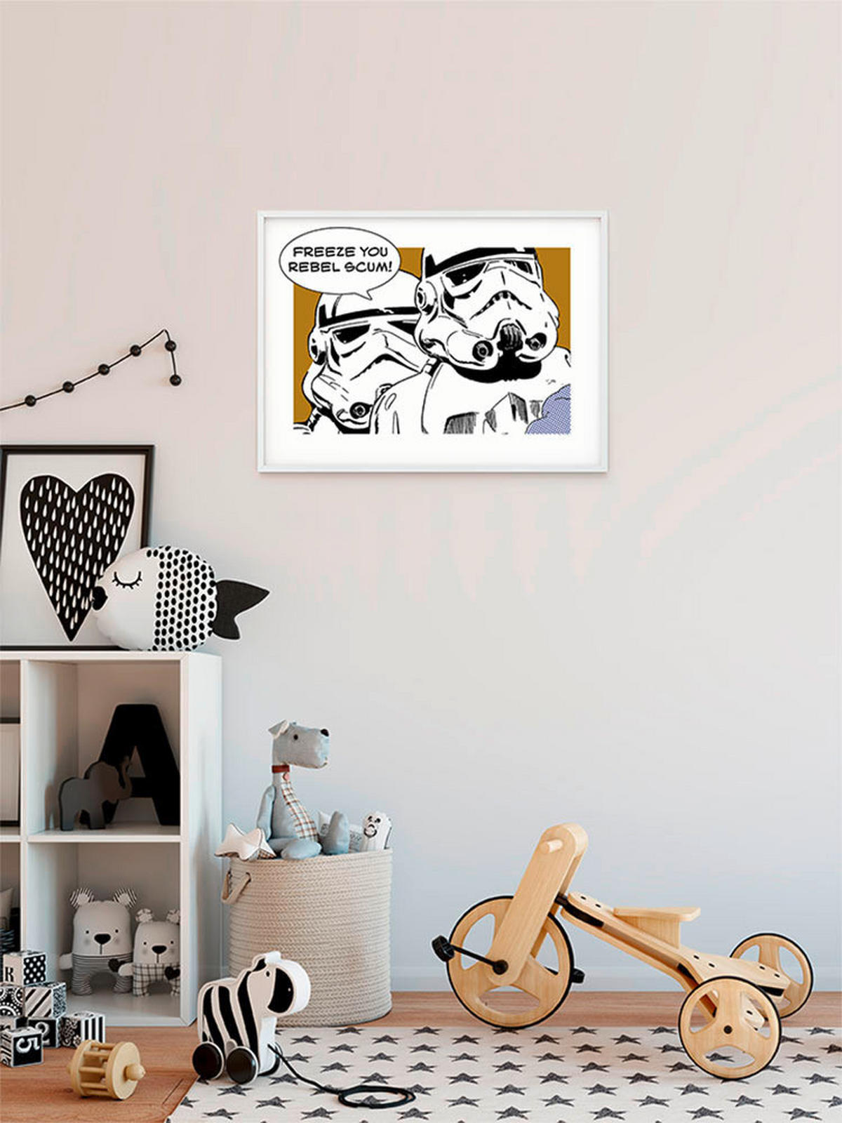 Komar Wandbild Star Wars 50x40 Classic B/L: ▷ - Classic Comic Quote kaufen ca. online cm bei Star Storm Wars POCO