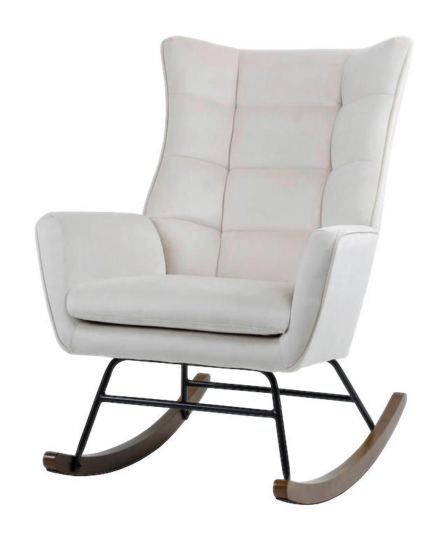 Schaukelstuhl Bryana 100 beige B/H/T: ca. 88x97x68 cm Bryana 100 - braun/beige (88,00/97,00/68,00cm) - 360 Living