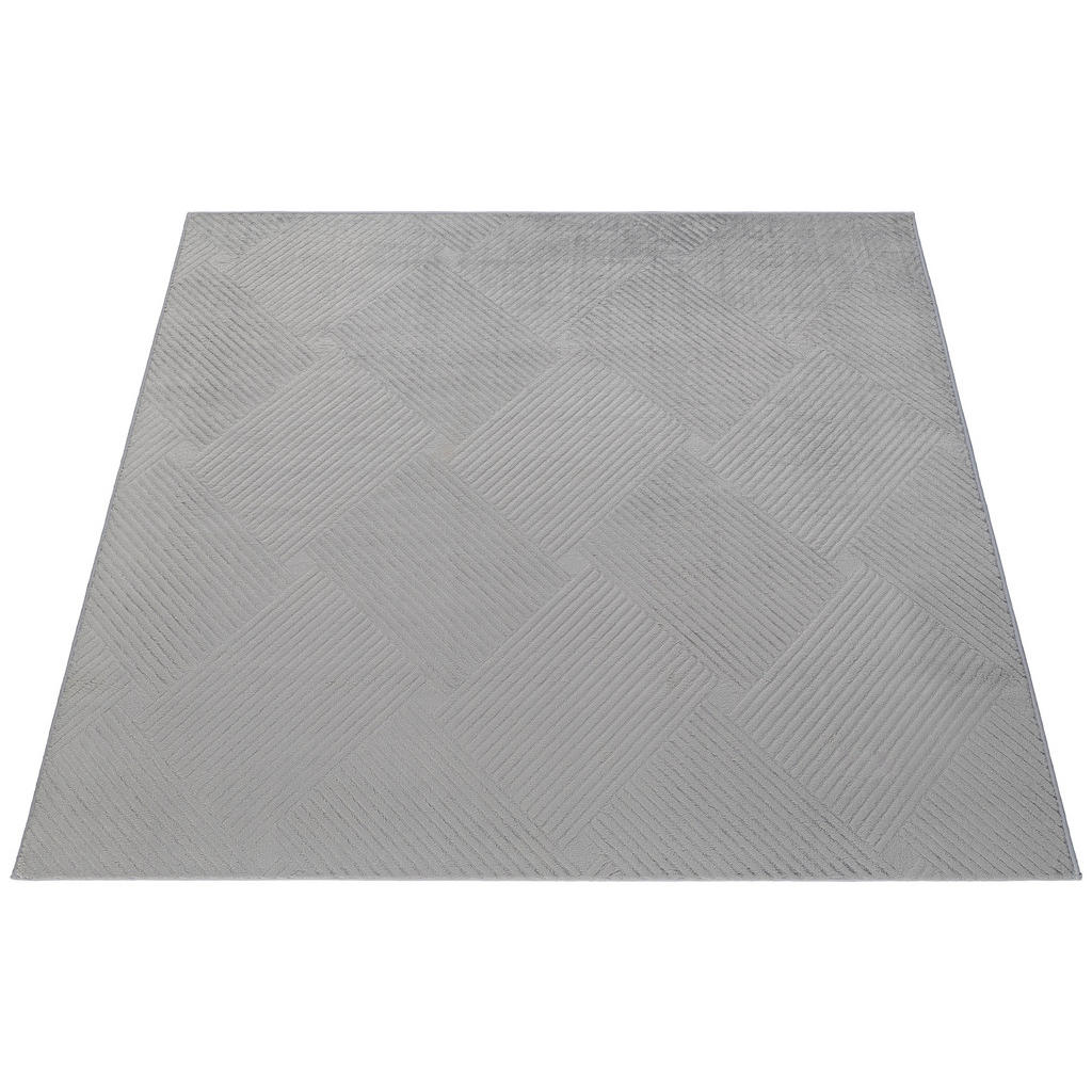 Thumbnail - Fellimitat Monaco grau B/L: ca. 120x160 cm