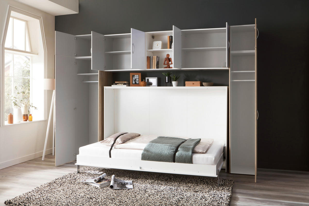Klappbett Juist weiß Liegefläche B/L: ca. 120x200 cm Juist - weiß (212,00/134,00/43,00cm)