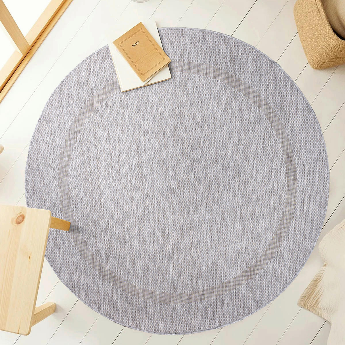 Ayyildiz Teppich RELAX silber B/L: ca. 200x200 cm RELAX - silber (200,00/200,00cm) - Ayyildiz