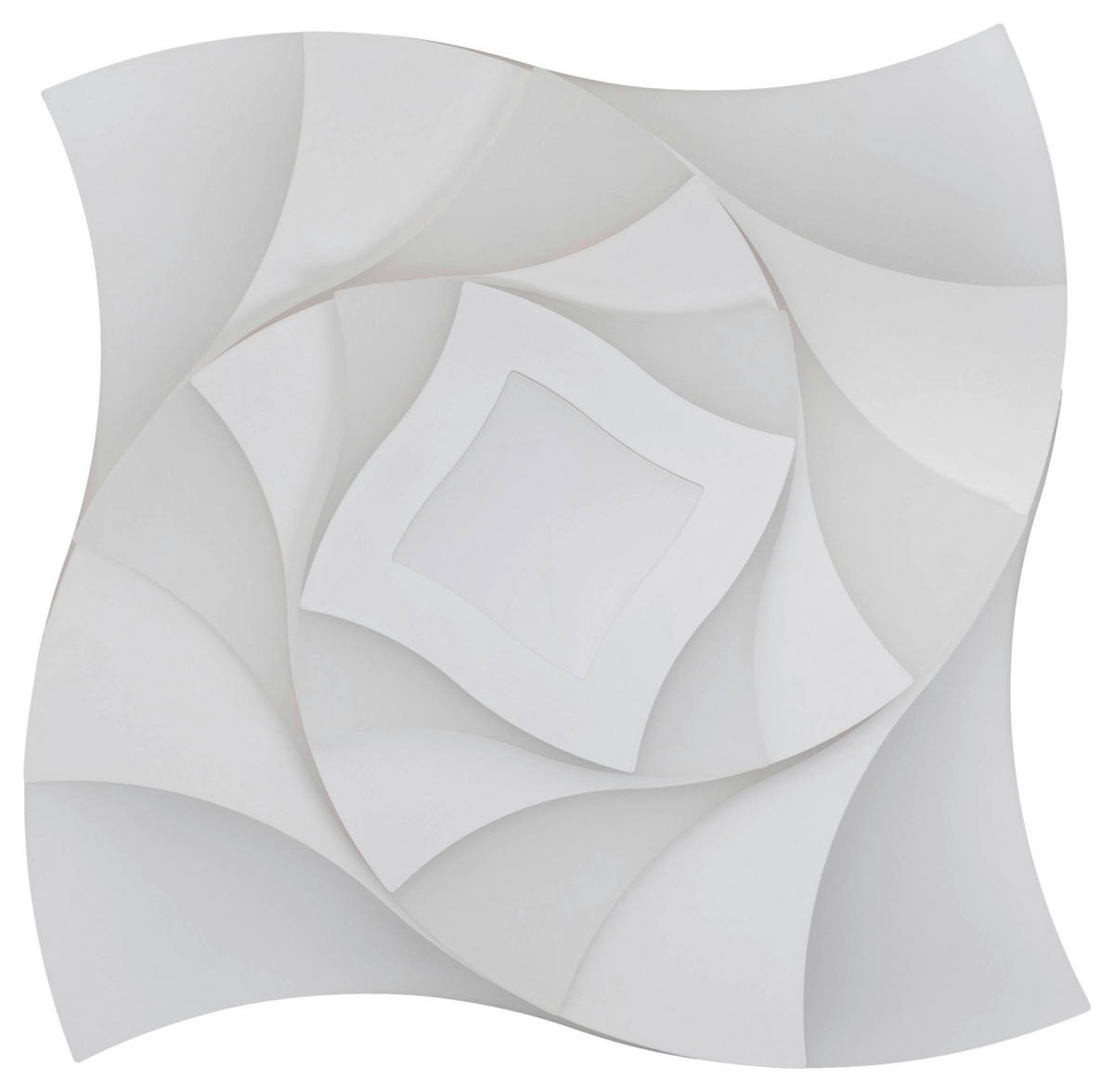 Näve Leuchten Deckenleuchte 1408477 Metall Kunststoff B/H/T: ca. 48x6x48 cm null 5 Brennstellen Liora - (48,00/6,00/48,00cm) - Näve Leuchten