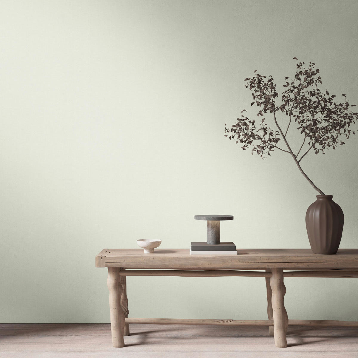 A.S.Creation Vliestapete hellgrün B/H/D: ca. 53x1005x9,3 cm Vliestapete - hellgrün (9,30/1005,00cm) - A.S.Creation