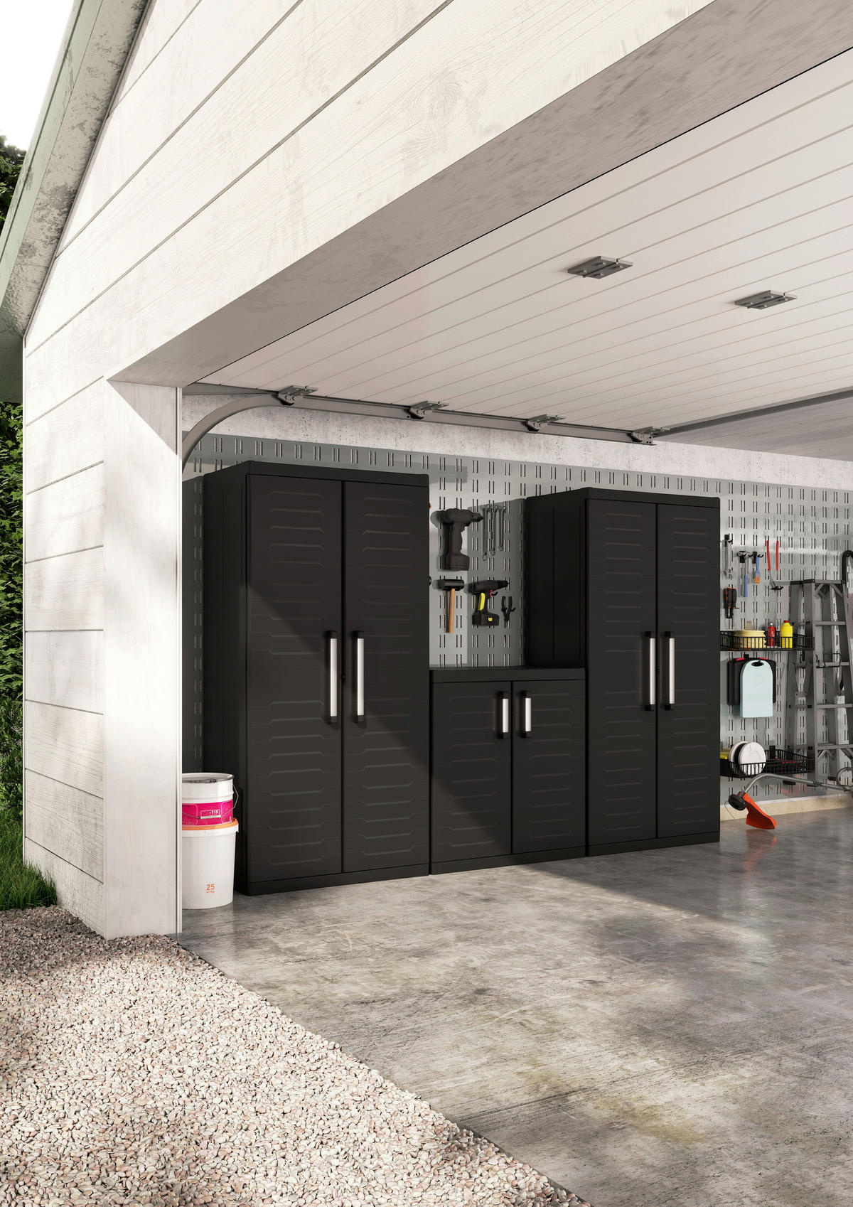 Keter Kunststoffschrank Detroit XL B/H/T: ca. 89x182x54 cm Detroit XL - (89,00/182,00/54,00cm) - Keter