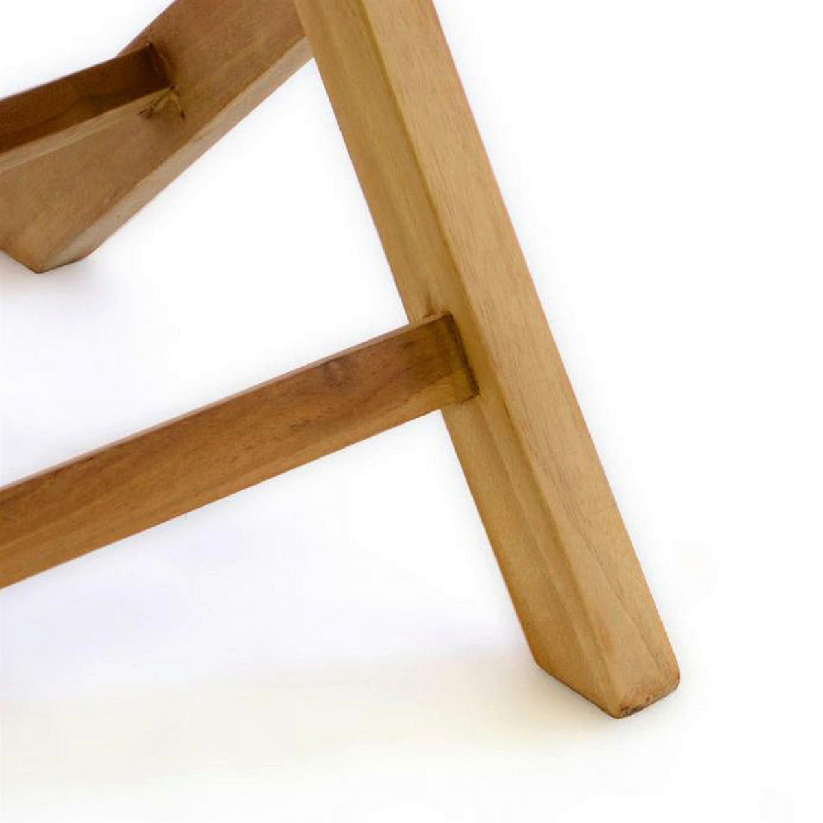 VCM Gartenstuhl 2er Set braun Teakholz B/H/T: ca. 57x89x62 cm 2er Set - braun (57,00/89,00/62,00cm) - VCM