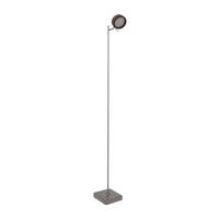Näve Leuchten LED Stehleuchte NV2065014 braun Metall Holz B/H/T: ca. 24x129x15 cm 1 Brennstellen Triberg - braun (24,00/129,00/15,00cm) - Näve Leuchten