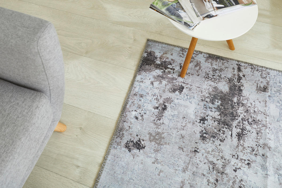 Luxor Living Teppich Lago anthrazit B/L: ca. 120x170 cm Lago - anthrazit/grau (120,00/170,00cm) - Luxor Living
