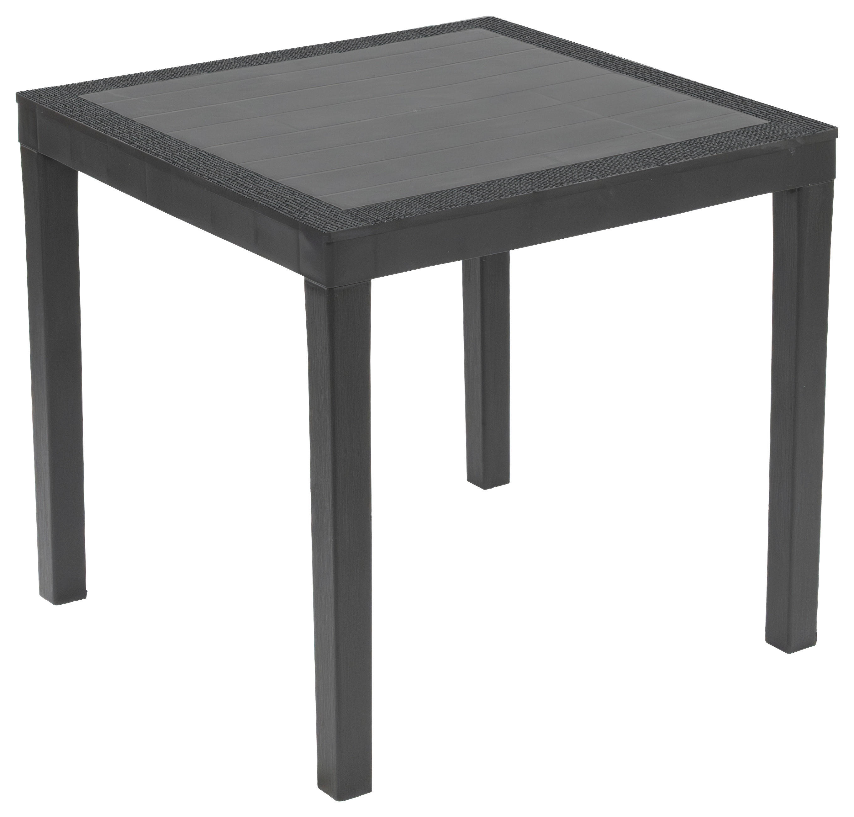 ProGarden Kunststofftisch Ago anthrazit Polypropylen B/H/L: ca. 79x72x79 cm Ago - anthrazit (79,00/79,00/72,00cm) - ProGarden