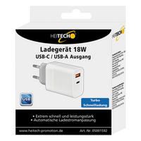 Heitech Ladegerät 05001592 weiß 2-Port_USB-Ladegerät_18W_HeiTech - weiß - Heitech