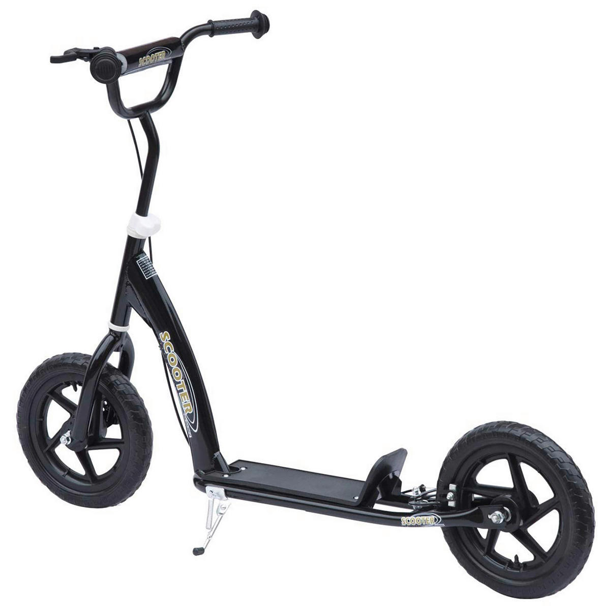 HOMCOM Kinderroller schwarz Kinderroller - schwarz (120,00/52,00/88,00cm) - HOMCOM