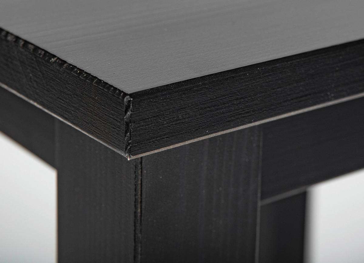 Beistelltisch Hiltwin schwarz B/H/T: ca. 45x55x45 cm Hiltwin - schwarz (45,00/55,00/45,00cm) - Inter Link