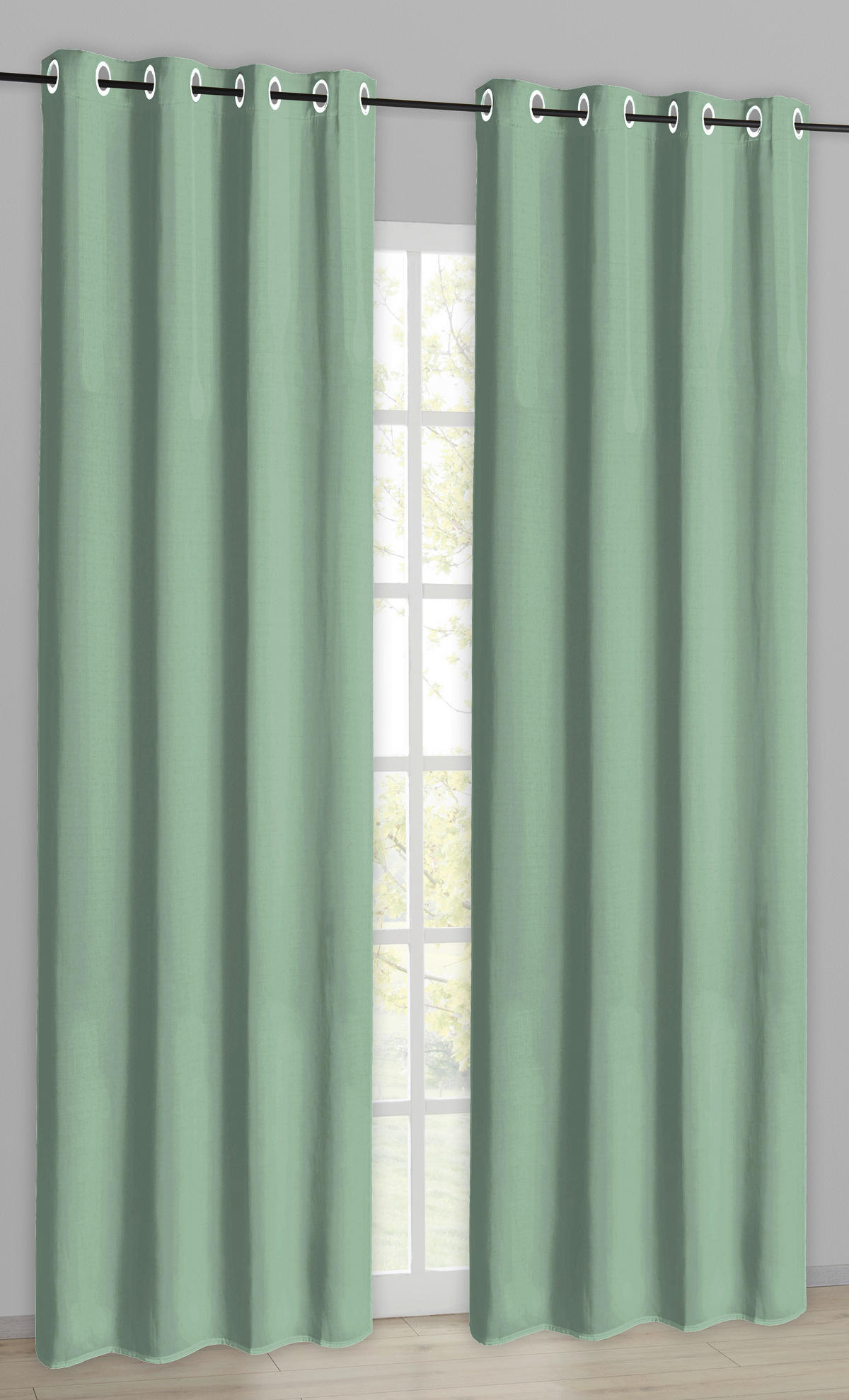 Verdunklungsvorhang New Darkness salbei B/L: ca. 135x245 cm New Darkness - salbei (135,00/245,00cm)