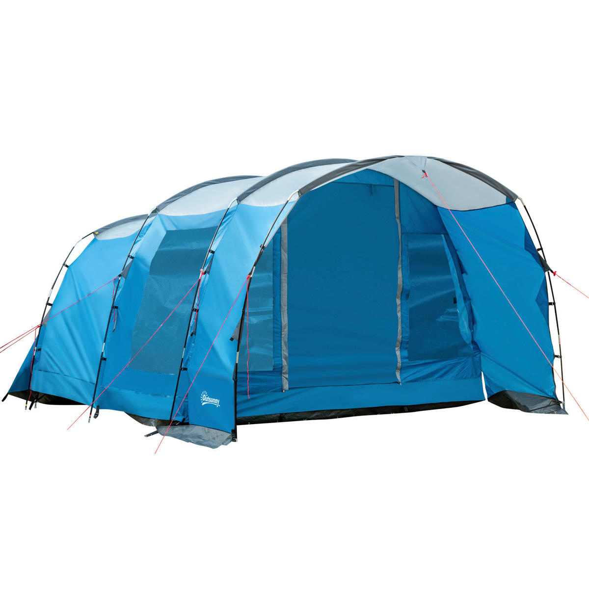 Outsunny Campingartikel B/H/L: ca. 275x445x195 cm Campingzelt - blau (195,00/275,00/445,00cm) - Outsunny