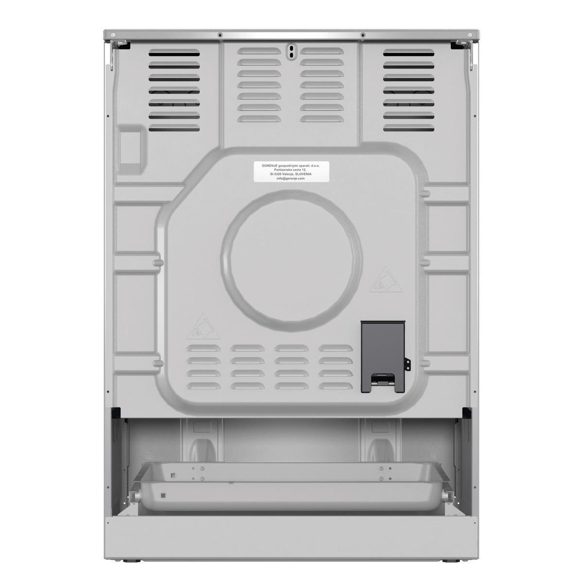 Gorenje Stand-Elektroherd GECS6C70XPA Edelstahloptik B/H/T: ca. 60x85x60 cm Stand-Elektroherd GECS6C70XPA - Edelstahloptik (60,00/85,00/60,00cm) - Gorenje