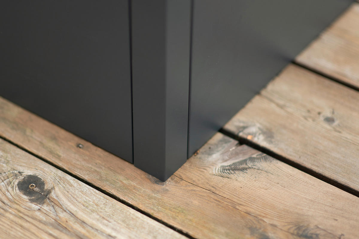 Westmann Pflanzkasten Talus anthrazit Metall B/H/L: ca. 50x50x50 cm Talus - anthrazit (50,00/50,00/50,00cm) - Westmann