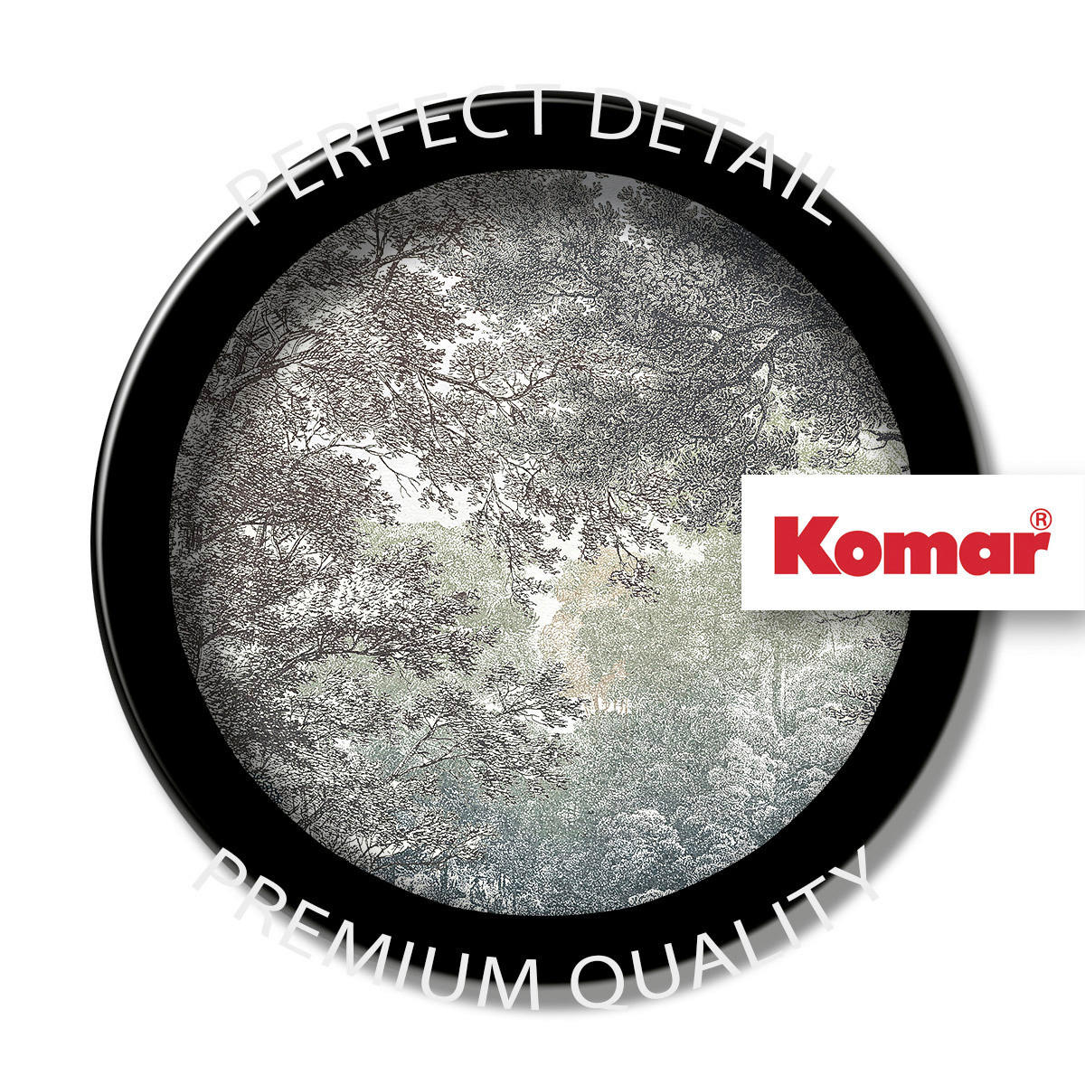 Komar Fototapete Wood Wide Web B/L: ca. 400x280 cm Wood Wide Web - (400,00/280,00cm) - Komar