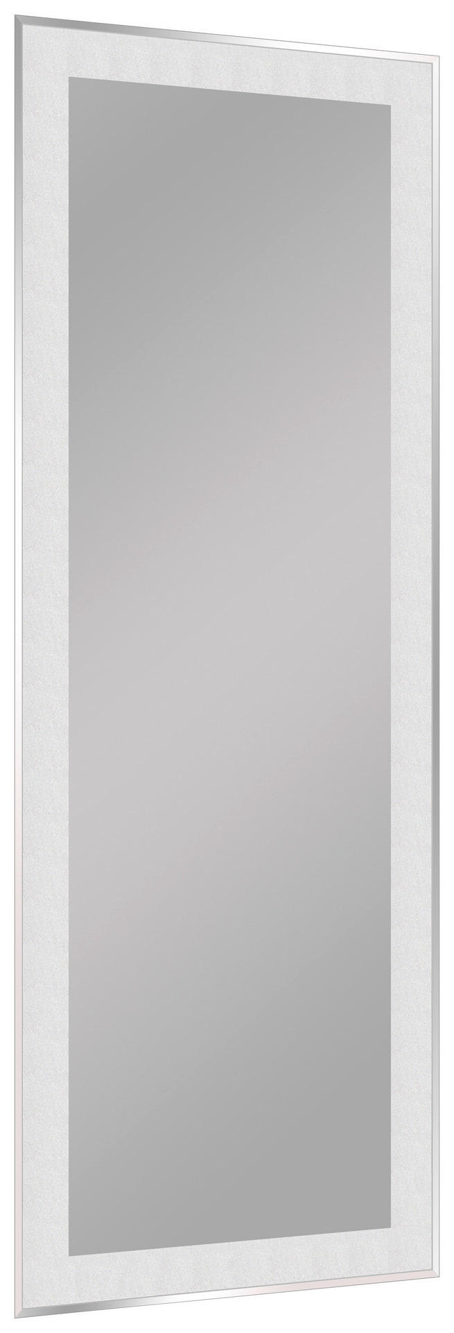 Digitaldruckspiegel Alina weiß glitzernd B/H: ca. 50x150 cm Alina - weiß (50,00/150,00cm)