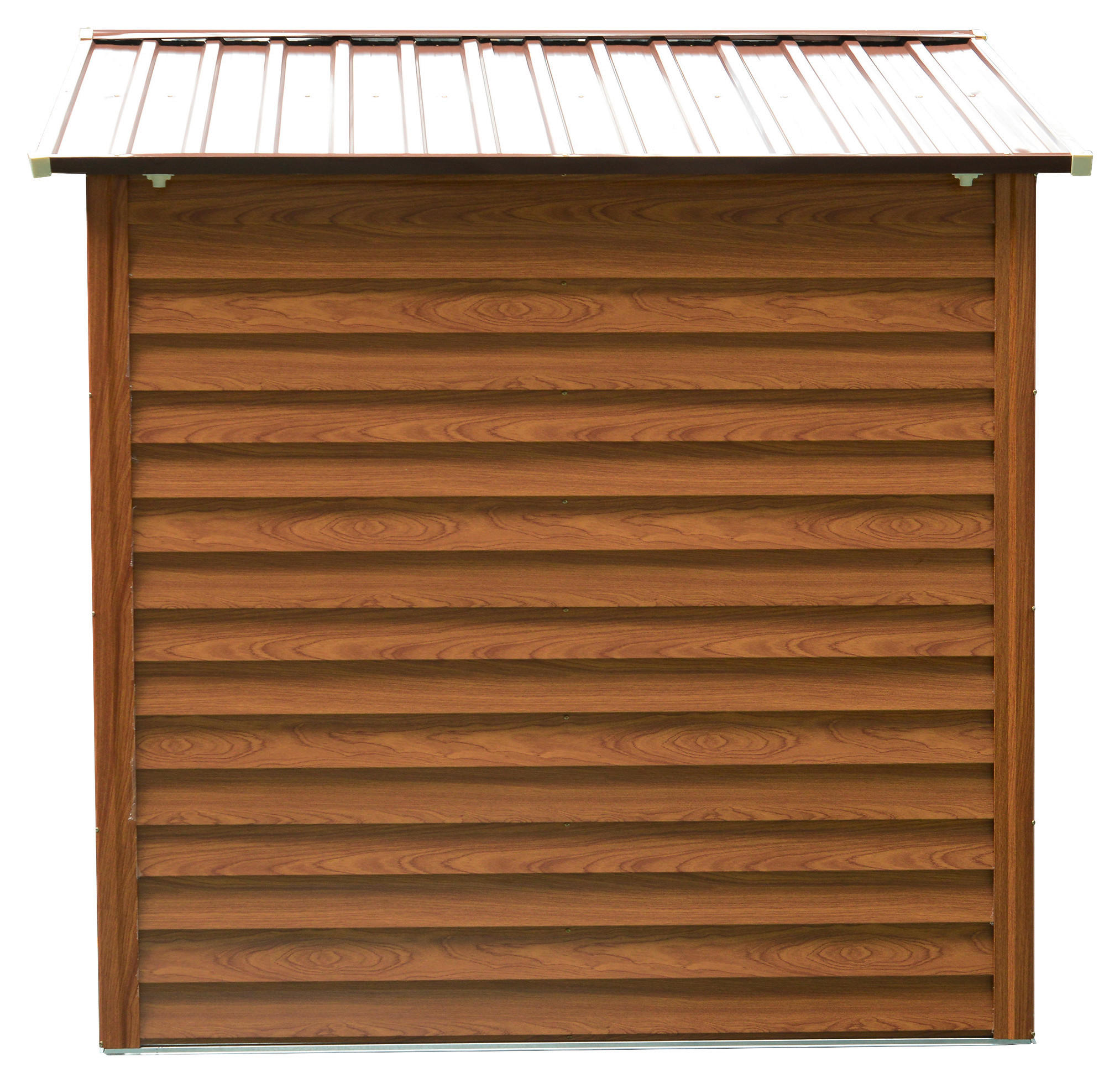 Outsunny Gartenschrank braun Stahl B/H/L...