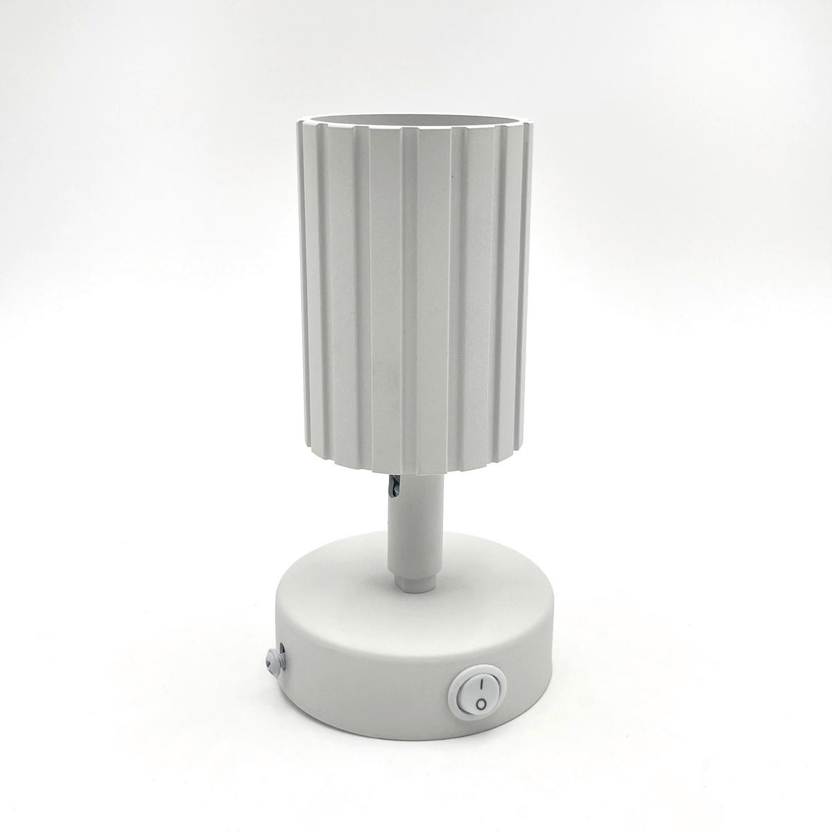 Lamkur Wandleuchte weiß Stahl B/H/L: ca. 8x16x8 cm GU10 1 Brennstellen Prisma - weiß (8,00/8,00/16,00cm) - Lamkur