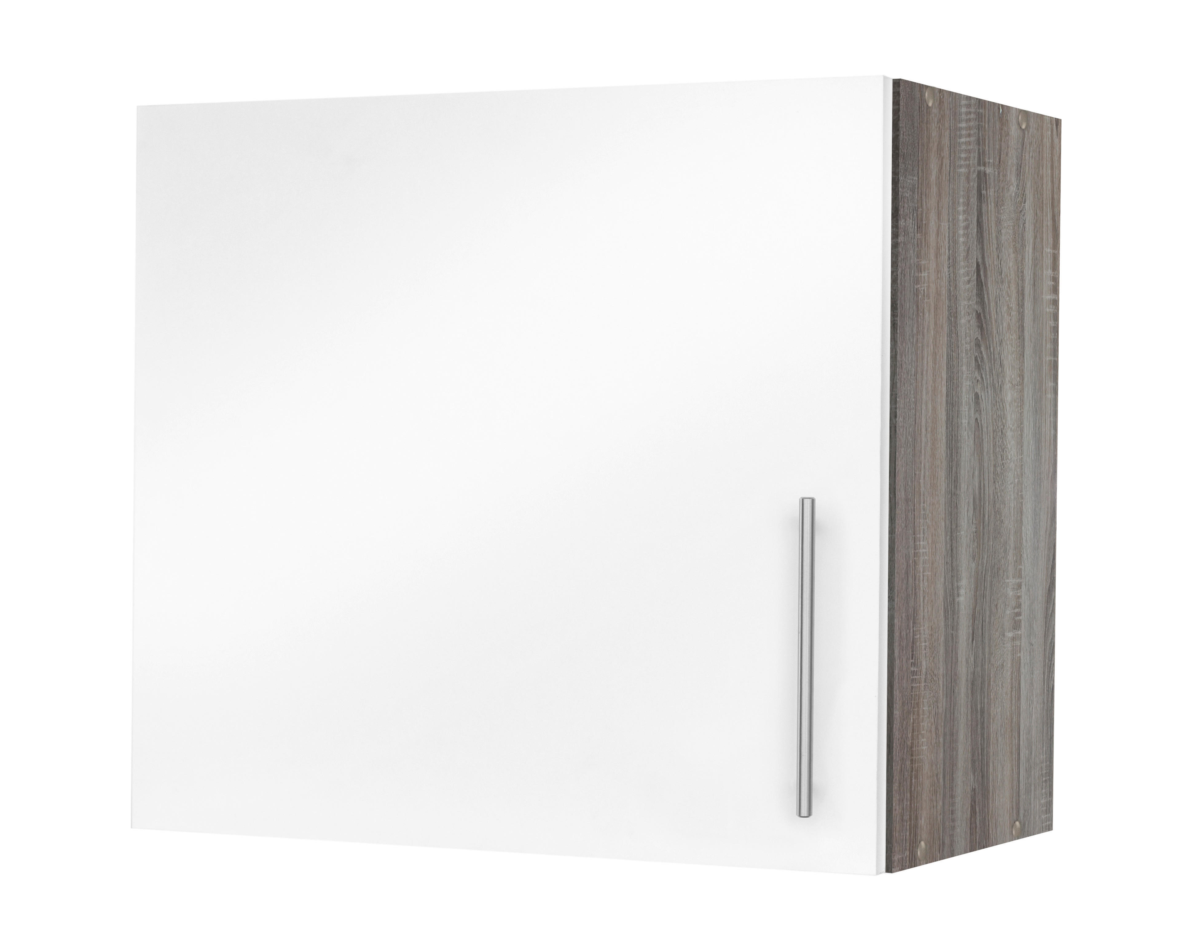 Hängeschrank Judith weiß Hochglanz B/H/T: ca. 60x64x35 cm Judith - weiß/silber (60,00/64,00/35,00cm)
