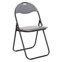 Klappstuhl Ben grau B/H/T: ca. 44x79x45 cm Ben - schwarz/grau (44,00/79,00/45,00cm)