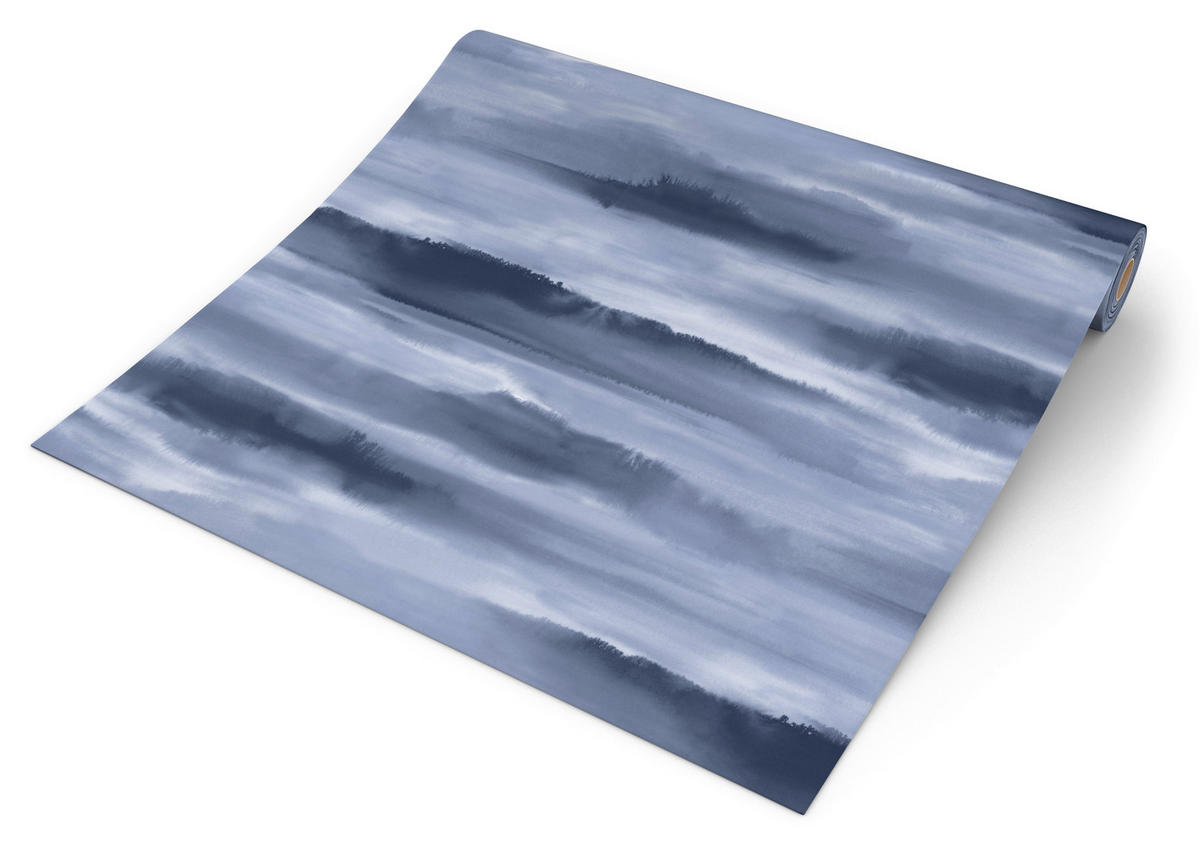 UGEPA Vinyltapete blau B/L: ca. 53x1005 cm Vinyltapete_B18501 - blau (53,00/1005,00cm) - UGEPA
