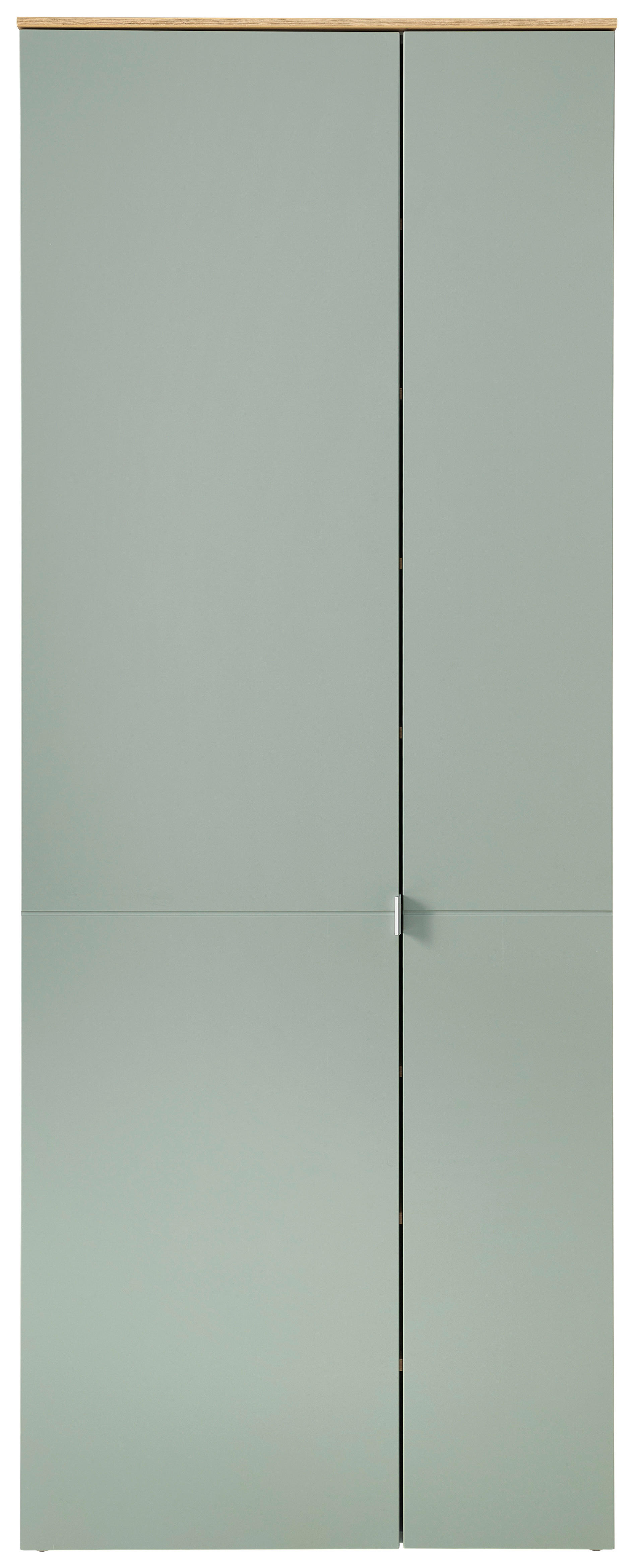 Garderobenschrank Bari salbei Eiche Artisan Nachbildung B/H/T: ca. 78x202x38 cm Bari - Eiche/salbei (78,00/202,00/38,00cm)