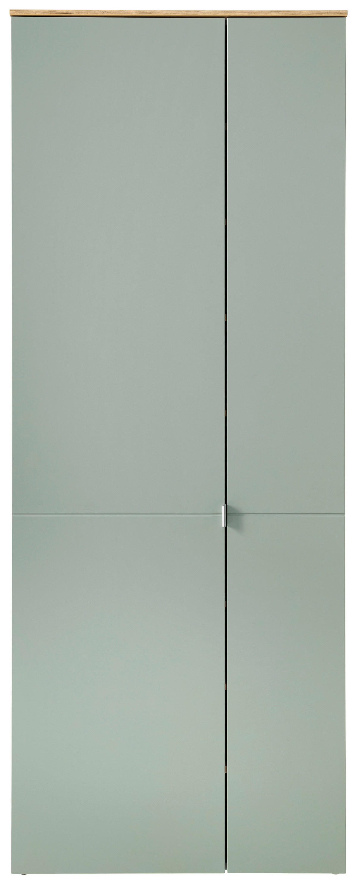 Garderobenschrank Bari salbei Eiche Artisan Nachbildung B/H/T: ca. 78x202x38 cm Bari - Eiche/salbei (78,00/202,00/38,00cm)