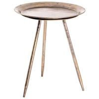 Beistelltisch  bronze lackiert Optik Metall H/D: ca. 47x38 cm Hans_1_Beistelltisch 20210 - bronze (38,00/47,00cm)
