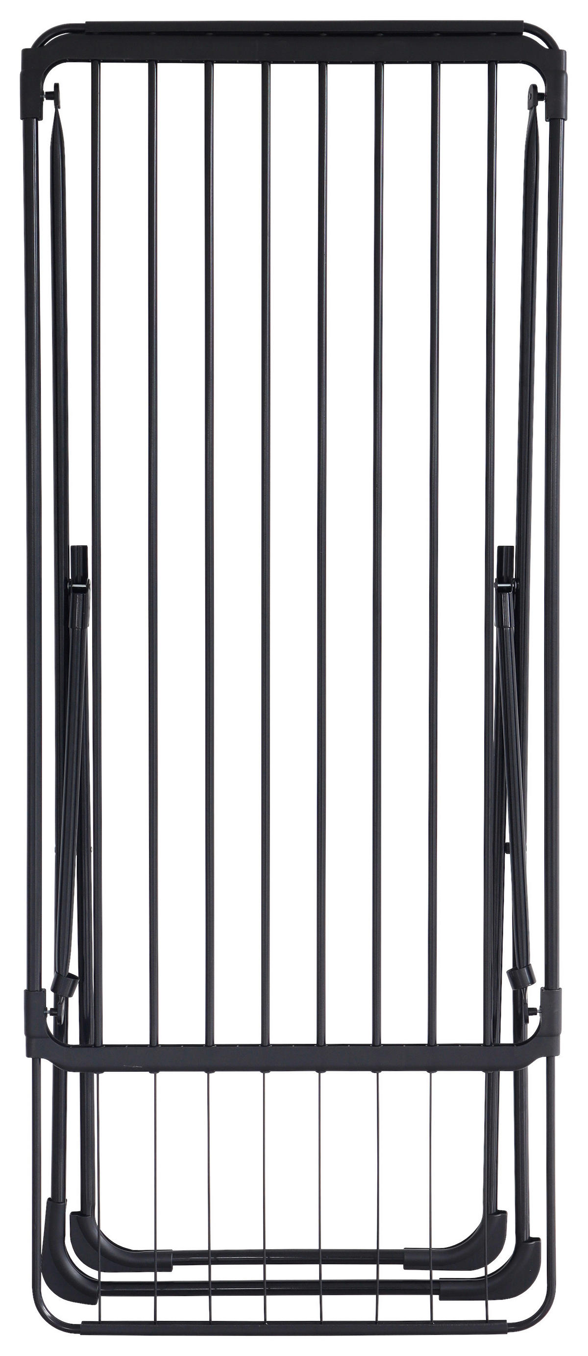 Flügelwäschetrockner silber Teleskop-Wäschetrockner - schwarz/silber (133,00/55,00/4,00cm)