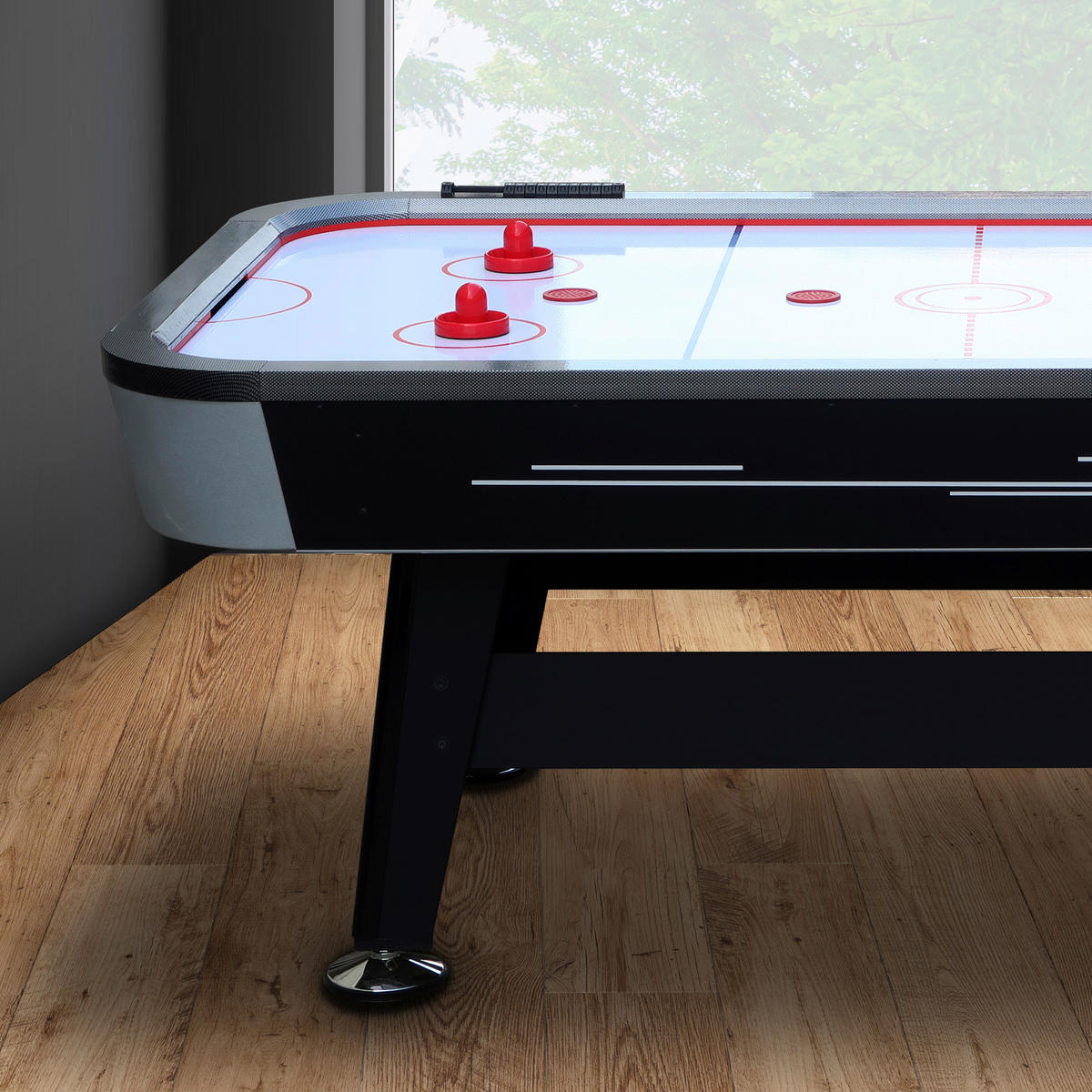 Cougar Airhockeytisch Super Scoop B/H/L: ca. 122x81x213 cm Super Scoop - schwarz (213,00/122,00/81,00cm) - Cougar