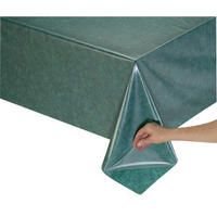 Abwaschbarer Tischbelag transparent B: ca. 100 cm Glasklarfolie - transparent (100,00cm)