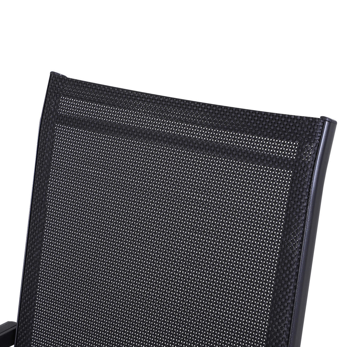 Outsunny Klappsessel grau Metall B/H/T: ca. 58x94x64 cm Klappstuhl_im_2er-Set - grau (58,00/94,00/64,00cm) - Outsunny