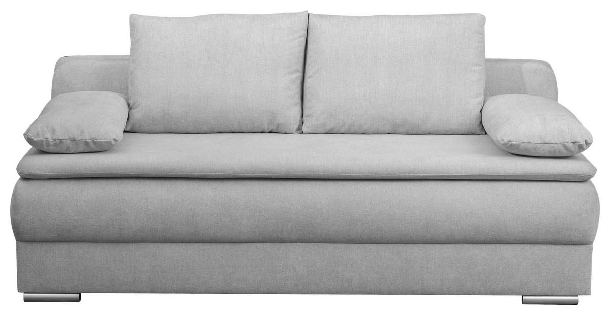 Dauerschlafsofa Prima grau B/H/T: ca. 200x96x96 cm Prima - Chrom/grau (200,00/96,00/96,00cm)