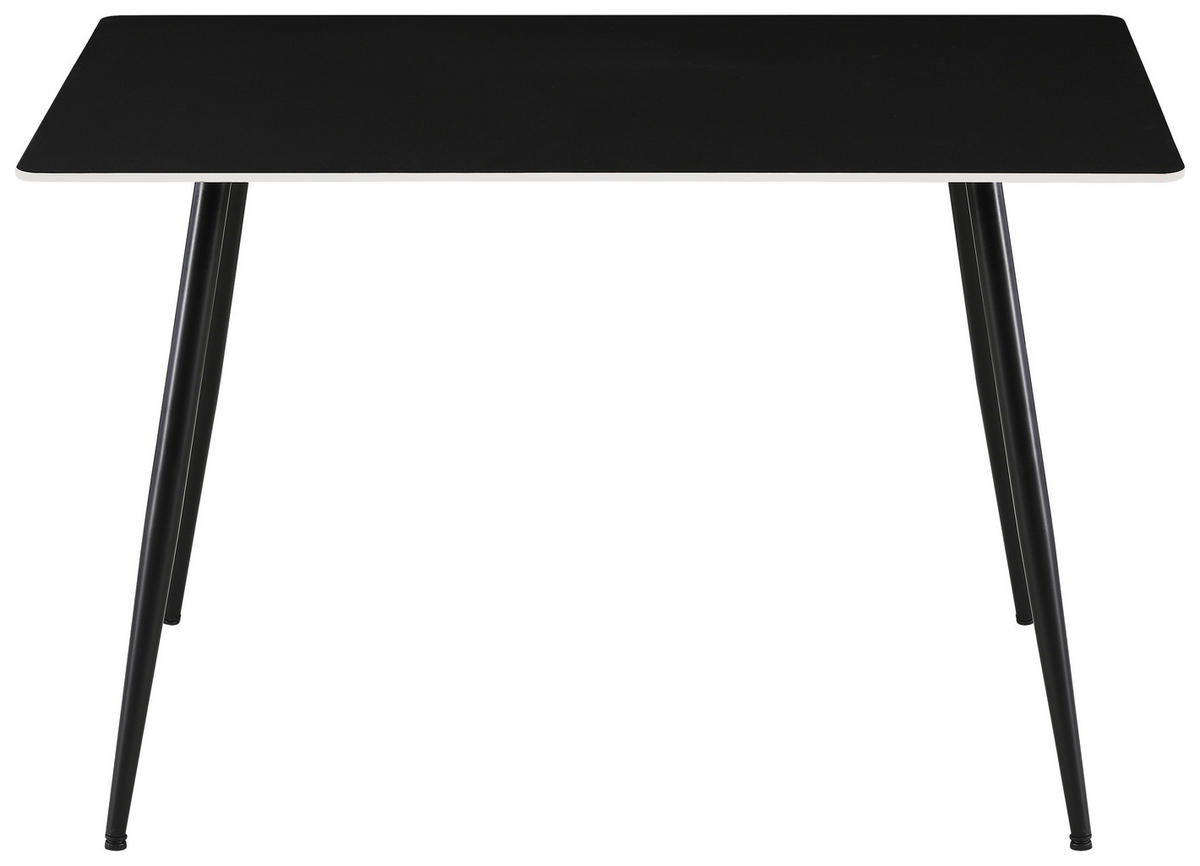 Esstisch Madrid dunkelgrau B/H/T: ca. 120x75x70 cm Madrid - schwarz/dunkelgrau (120,00/75,00/70,00cm)