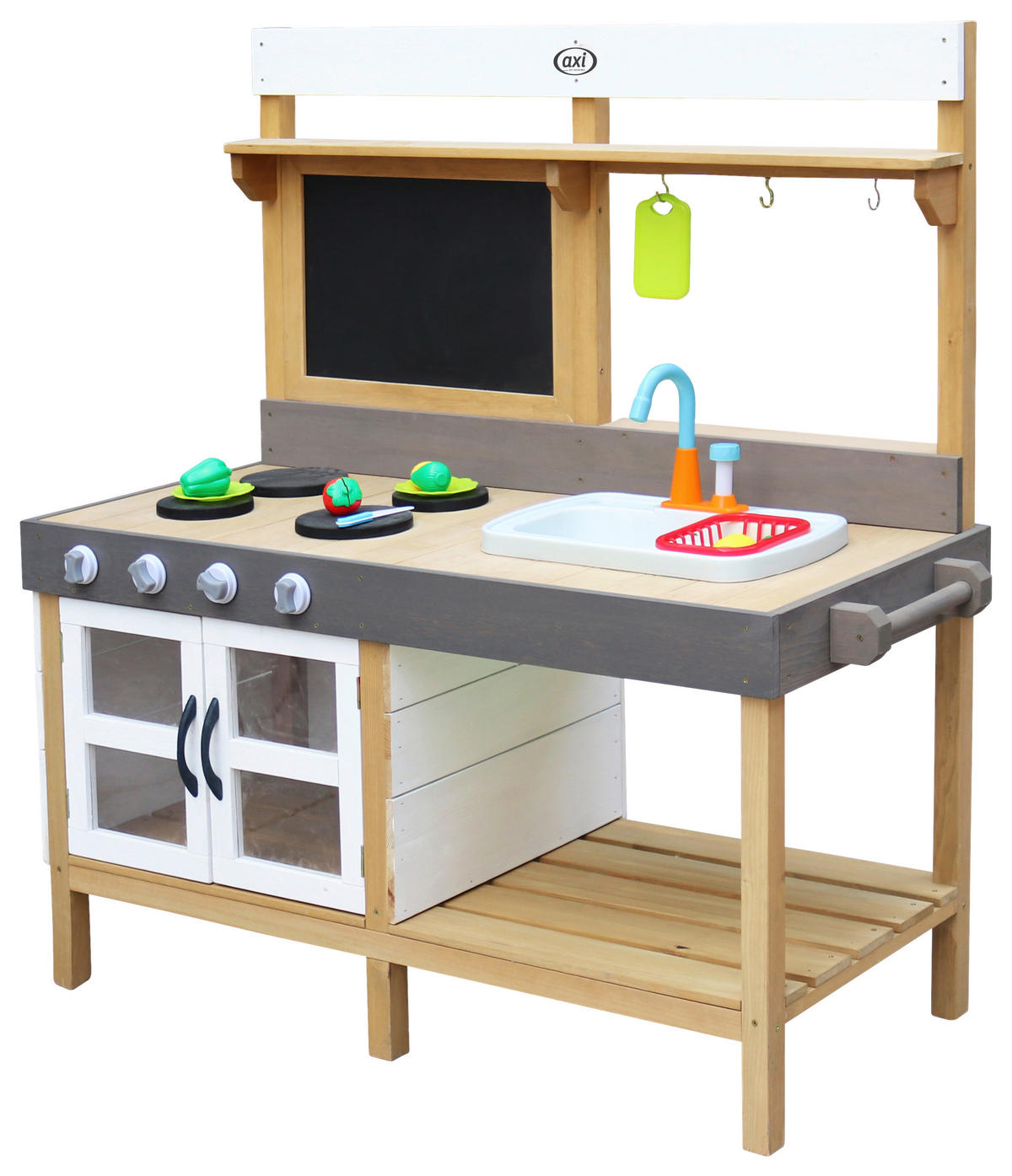 AXI Spielküchen Rosa braun B/H/L: ca. 75x100x40 cm Rosa - braun/weiß (40,00/75,00/100,00cm) - AXI