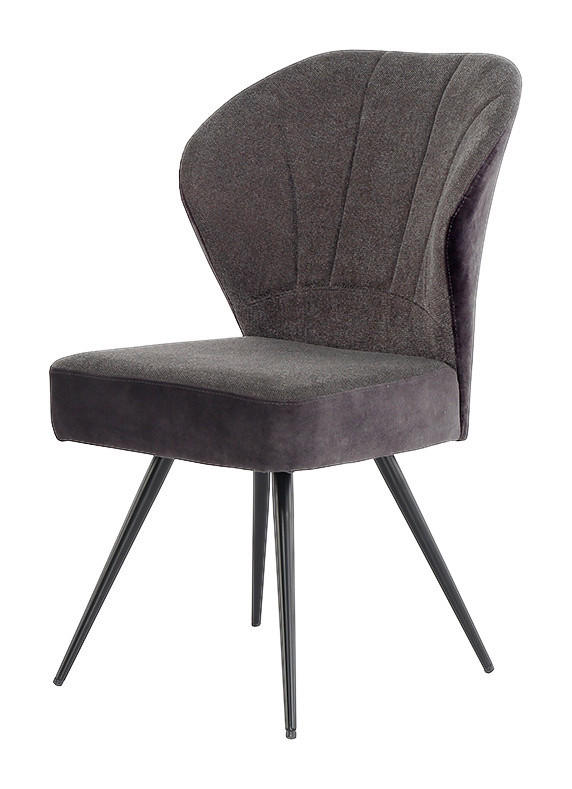 Stuhl  anthrazit B/H/T: ca. 57x92x65 cm Oder_Stuhl - schwarz/anthrazit (57,00/92,00/65,00cm)