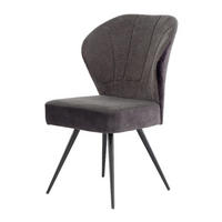 Stuhl  anthrazit B/H/T: ca. 57x92x65 cm Oder_Stuhl - schwarz/anthrazit (57,00/92,00/65,00cm)