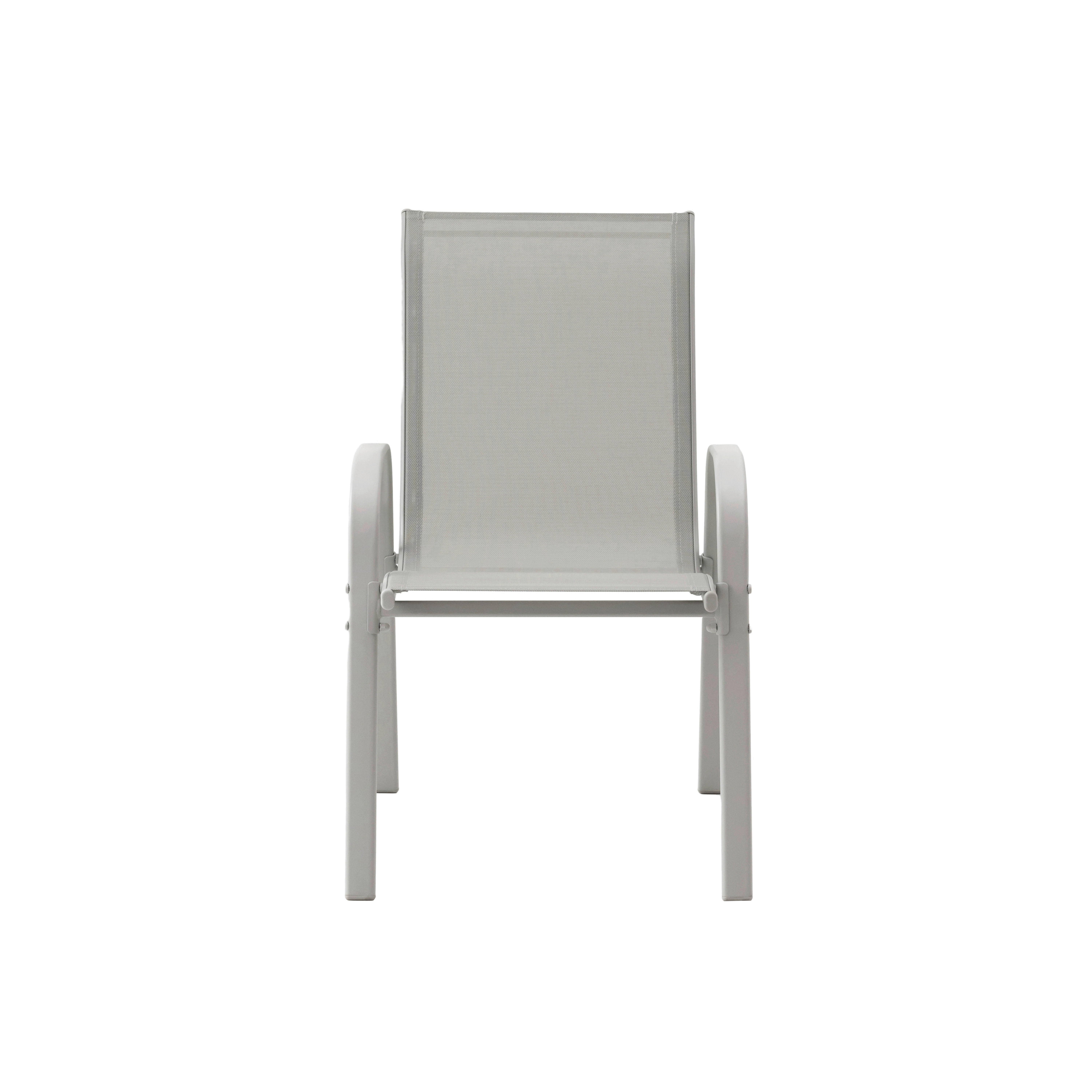 POCOline Gartensitzgruppe Tomar hellgrau Stahl Tomar - hellgrau - POCOline