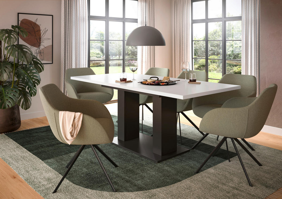 Esstisch MOTION grau B/H/T: ca. 150x76x90 cm MOTION - grau (150,00/76,00/90,00cm) - xonox.home