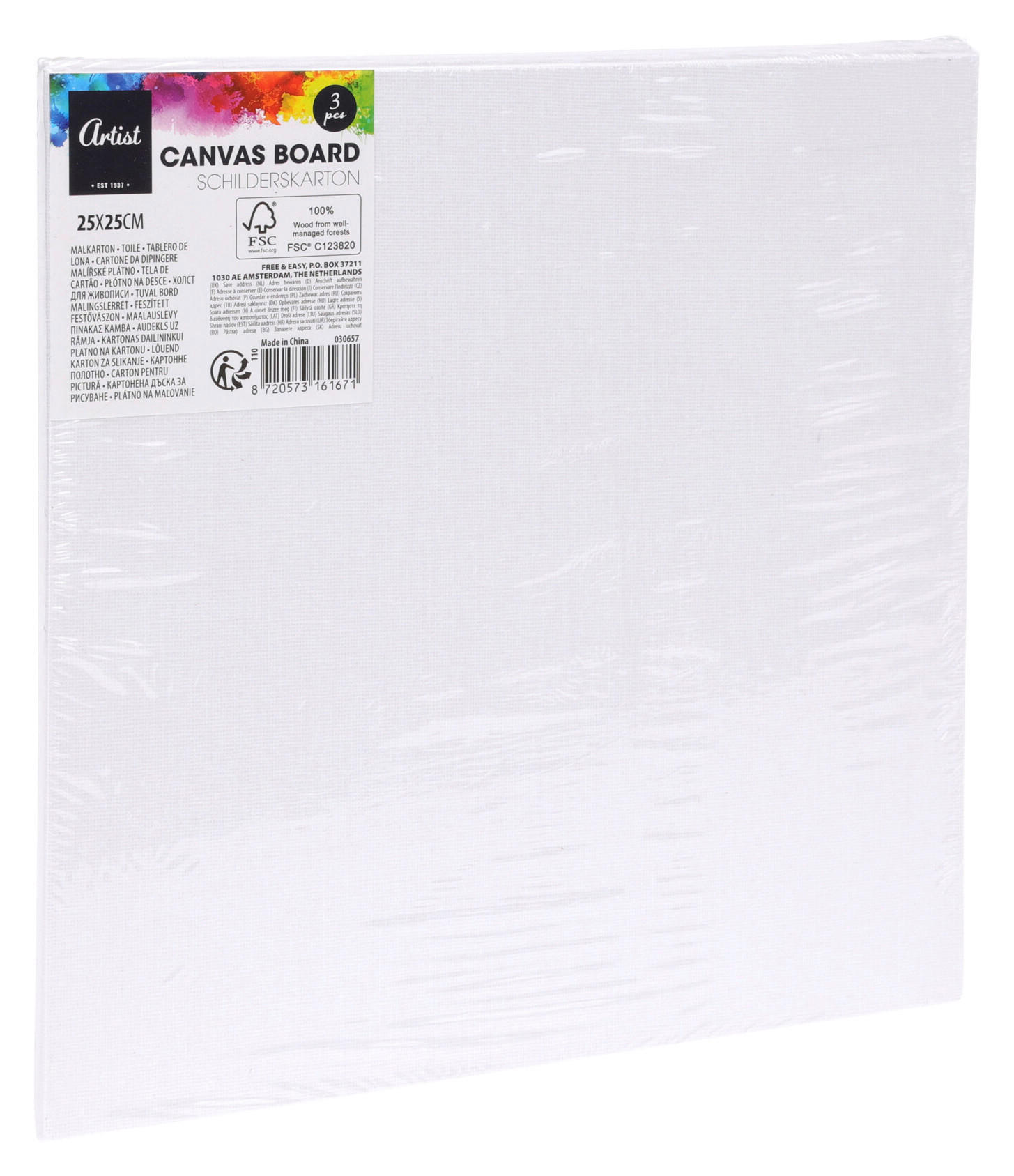Leinwand B/H/L: ca. 25x25x3,1 cm Leinwand - (3,10/25,00/25,00cm)