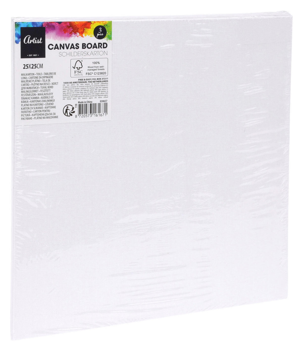 Leinwand B/H/L: ca. 25x25x3,1 cm Leinwand - (3,10/25,00/25,00cm)